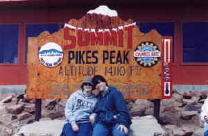 Steve & Shan at the Pike's Peak Summit