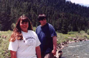 Melissa & Steve at the Hoback River