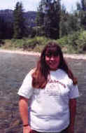 Melissa at the Hoback River