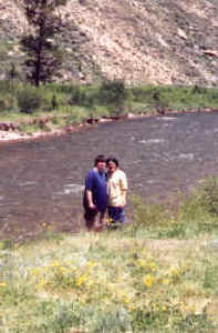 Steve & Shan at the Hoback River