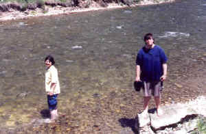 Shan & Steve at the Hoback River