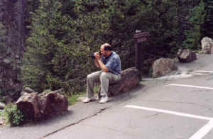 Rob at the Firehole River